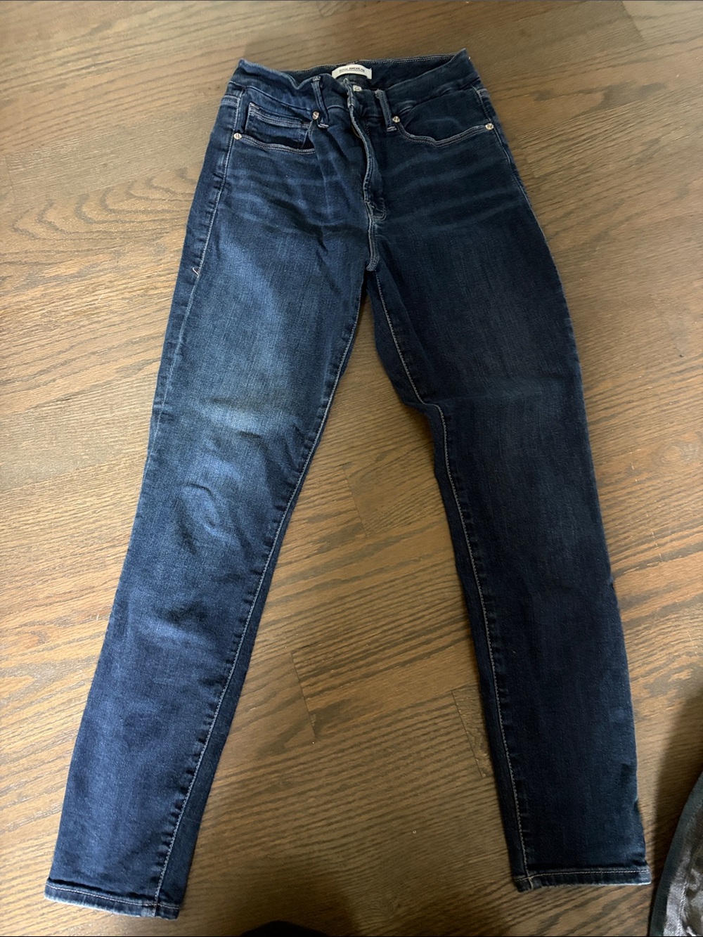 Good American Dark Blue Women's Slim Jeans